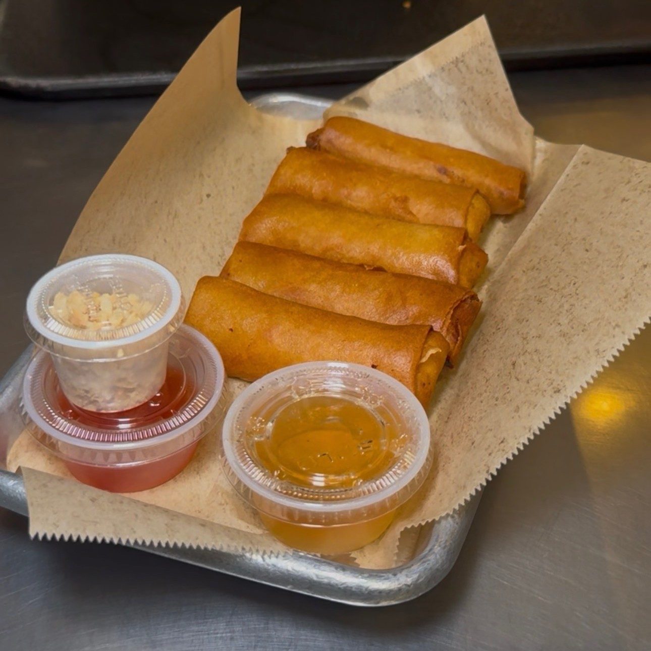 Chicken Egg Rolls.