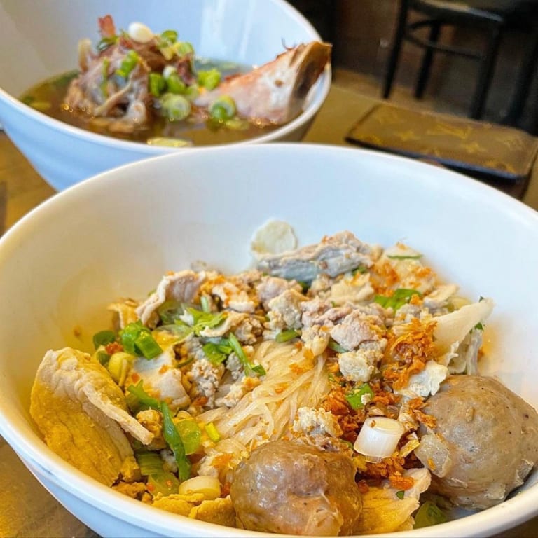 Lunch at Our Cambodian Noodle Spot