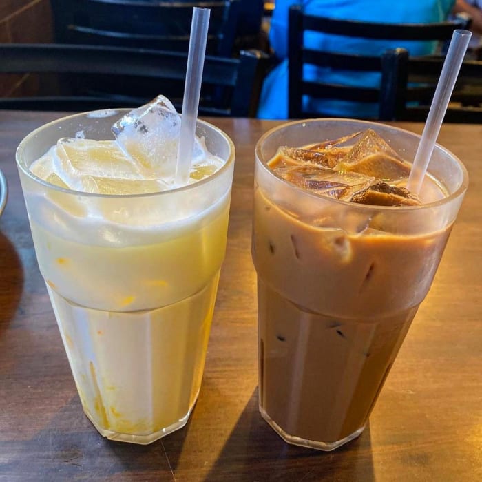 Egg Soda with Condensed Milk.